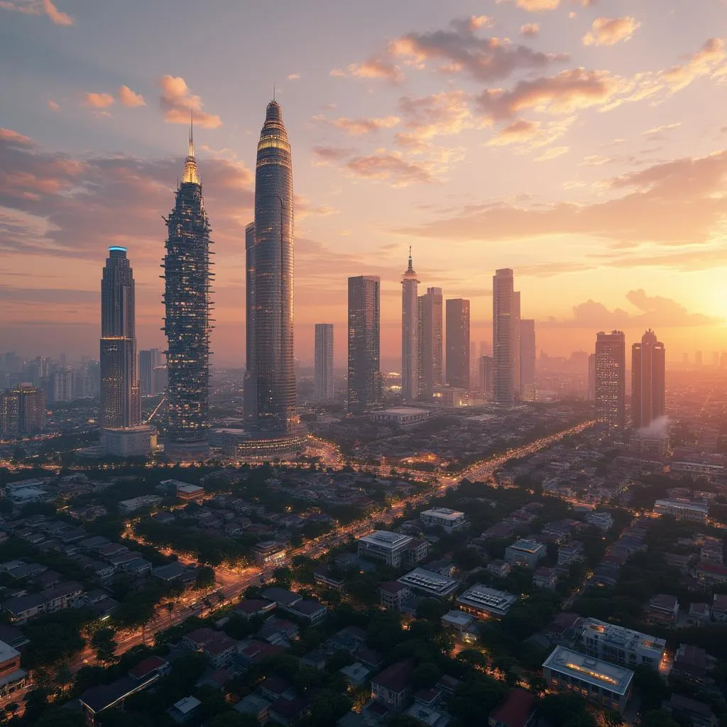 Future Manila skyline projection for 2025