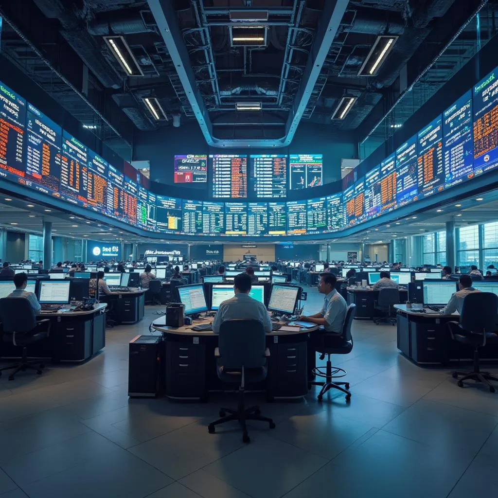 Philippine Stock Exchange trading floor
