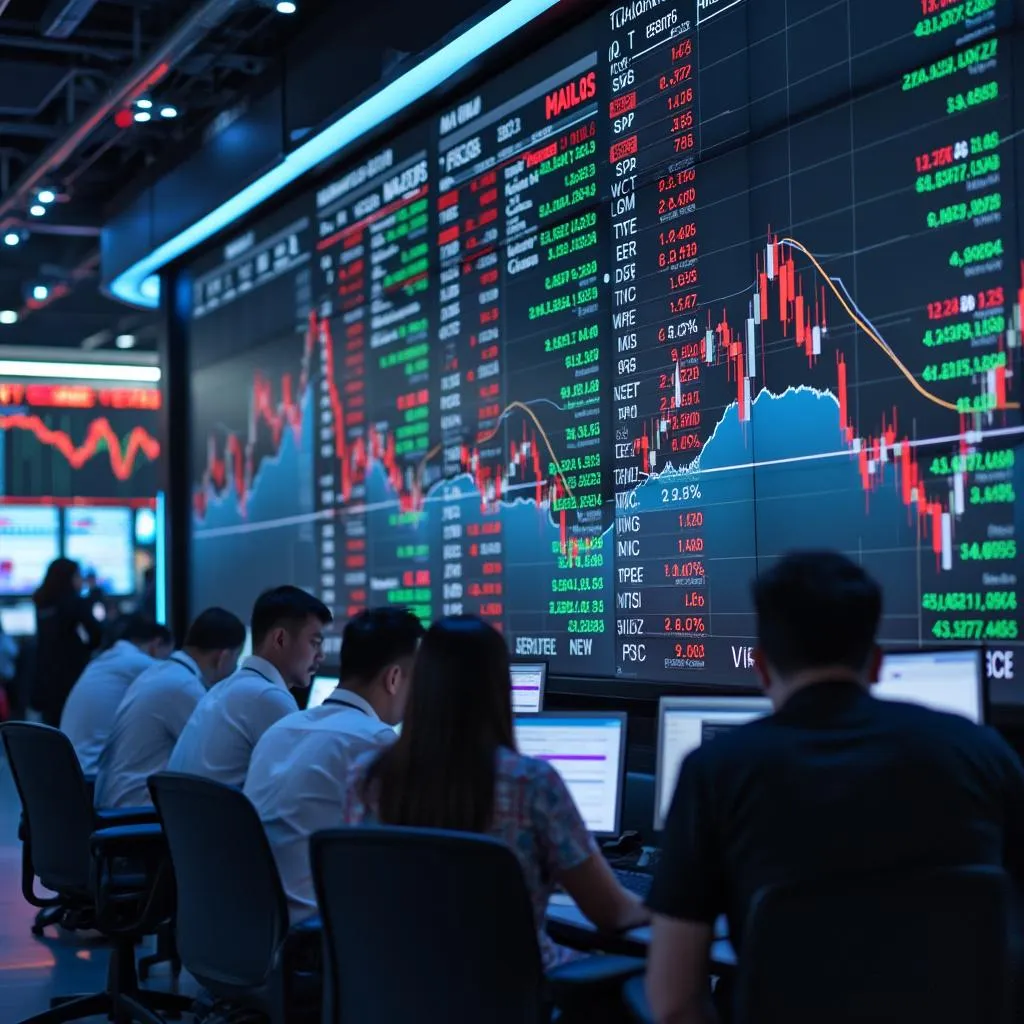 Philippine Stock Exchange trading floor